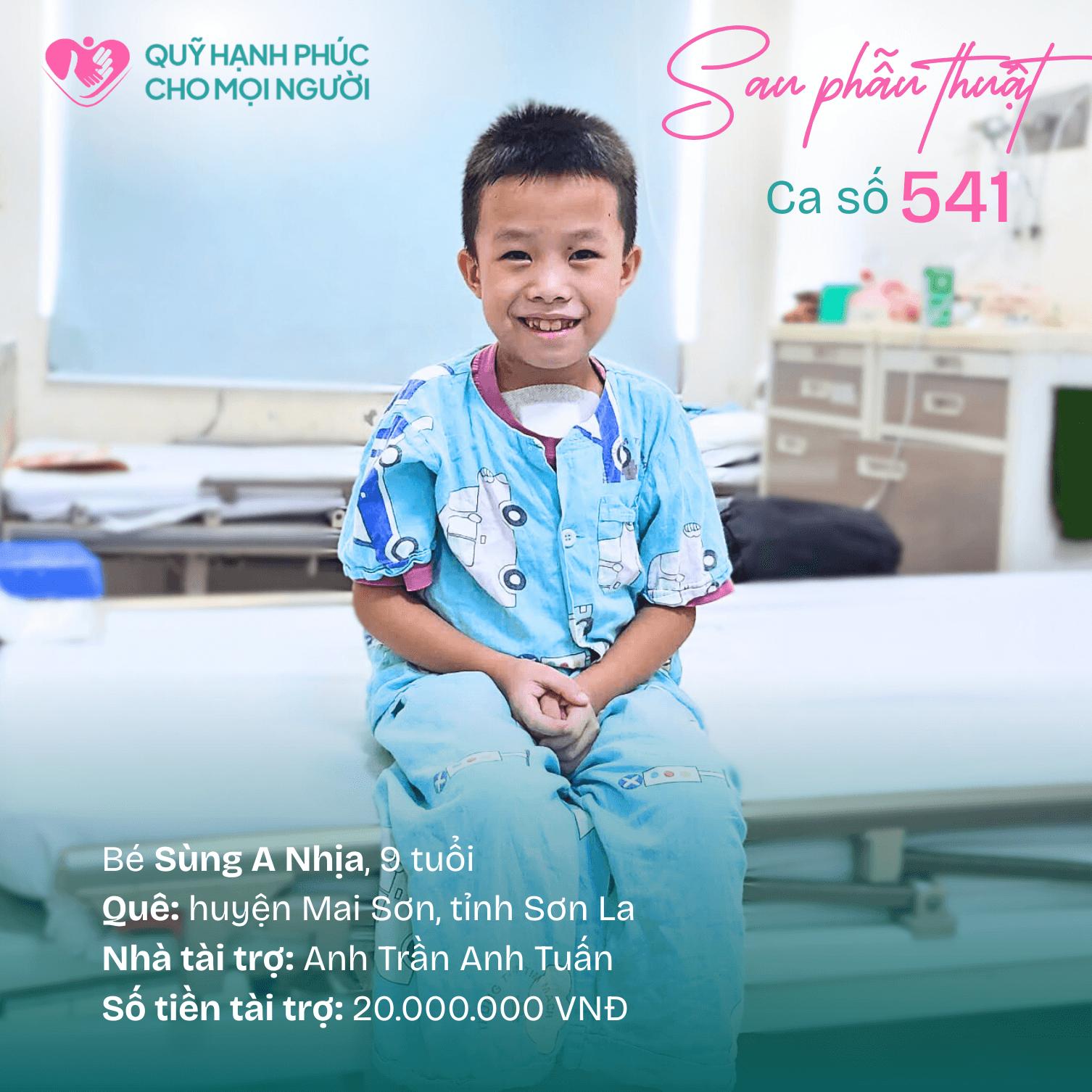 CHÚC MỪNG BÉ SÙNG A NHỊA – CA SỐ 541 ĐÃ ĐƯỢC RA VIỆN!