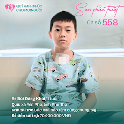 CHÚC MỪNG BÉ BÙI ĐĂNG KHÔI – CA SỐ 558 ĐÃ ĐƯỢC RA VIỆN!