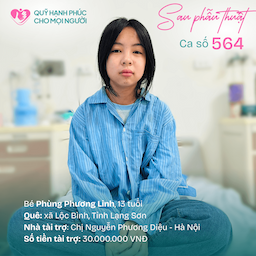 TIN VUI: BÉ PHÙNG PHƯƠNG LINH (CA SỐ 564) ĐÃ ĐƯỢC XUẤT VIỆN!
