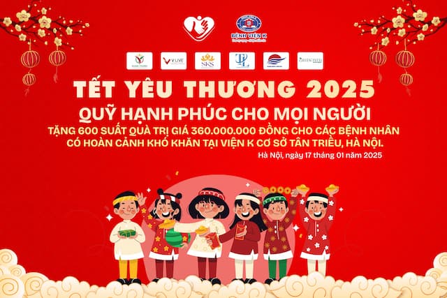 THÔNG BÁO KẾT QUẢ KÊU GỌI VÀ THƯ MỜI THAM GIA CHƯƠNG TRÌNH "TẾT YÊU THƯƠNG 2025"