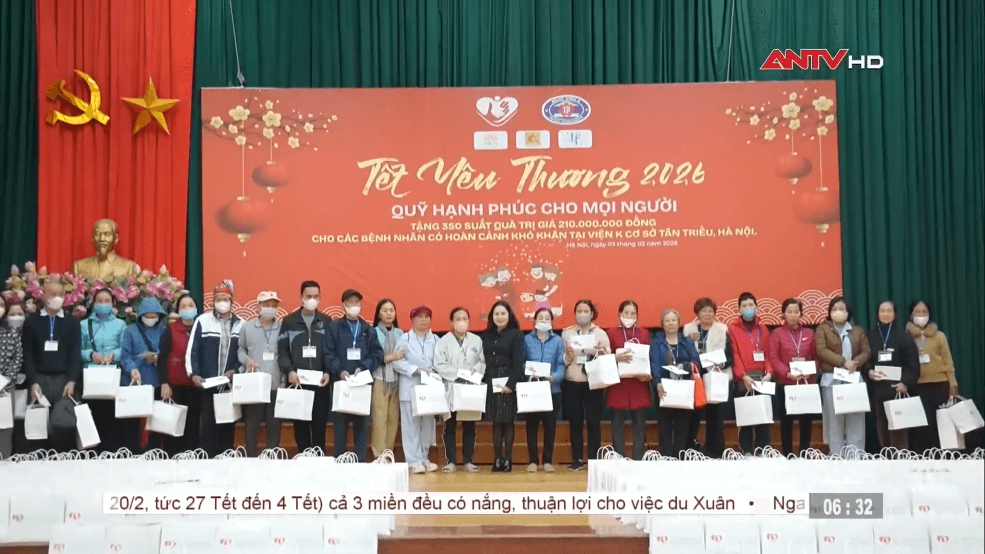(ANTV) Tết yêu thương cho bệnh nhân Bệnh viện K Tân Triều